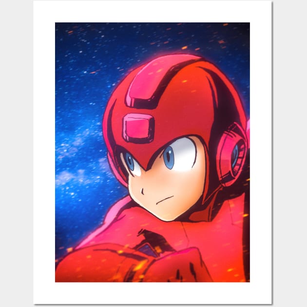 Megaman Wall Art by THERENDERSHOW